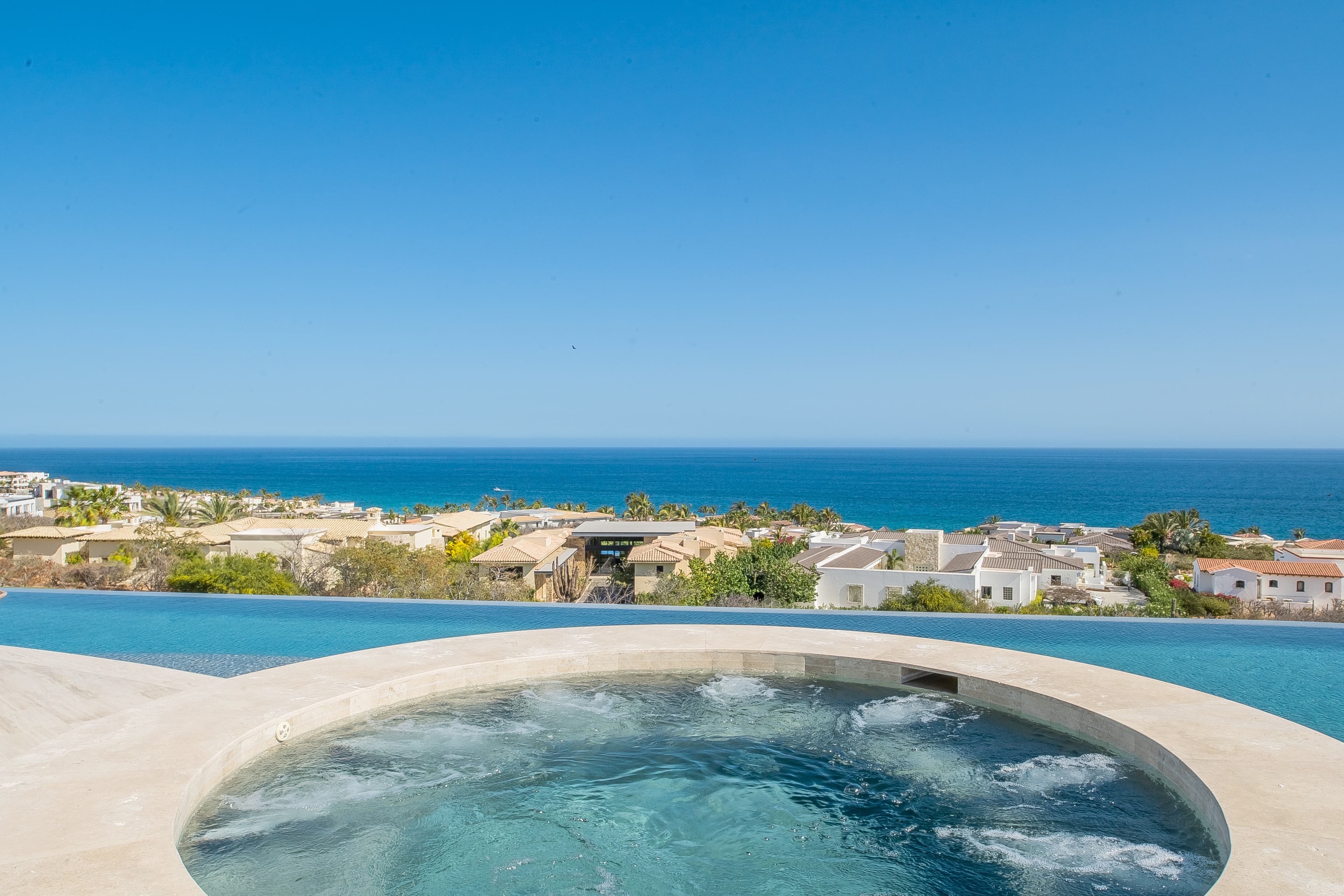 Hot tub with a view