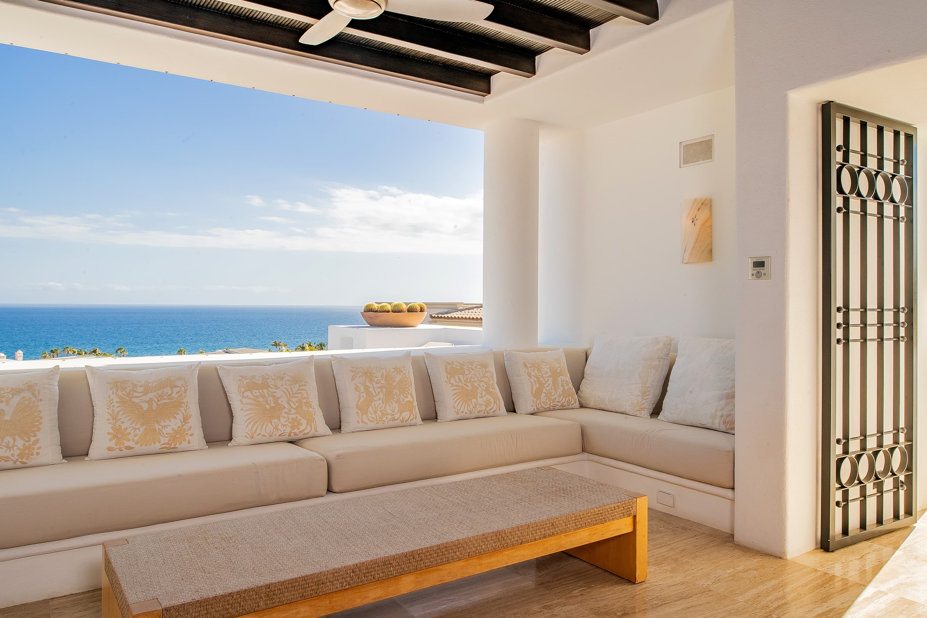 master bedroom terrace with ocean view